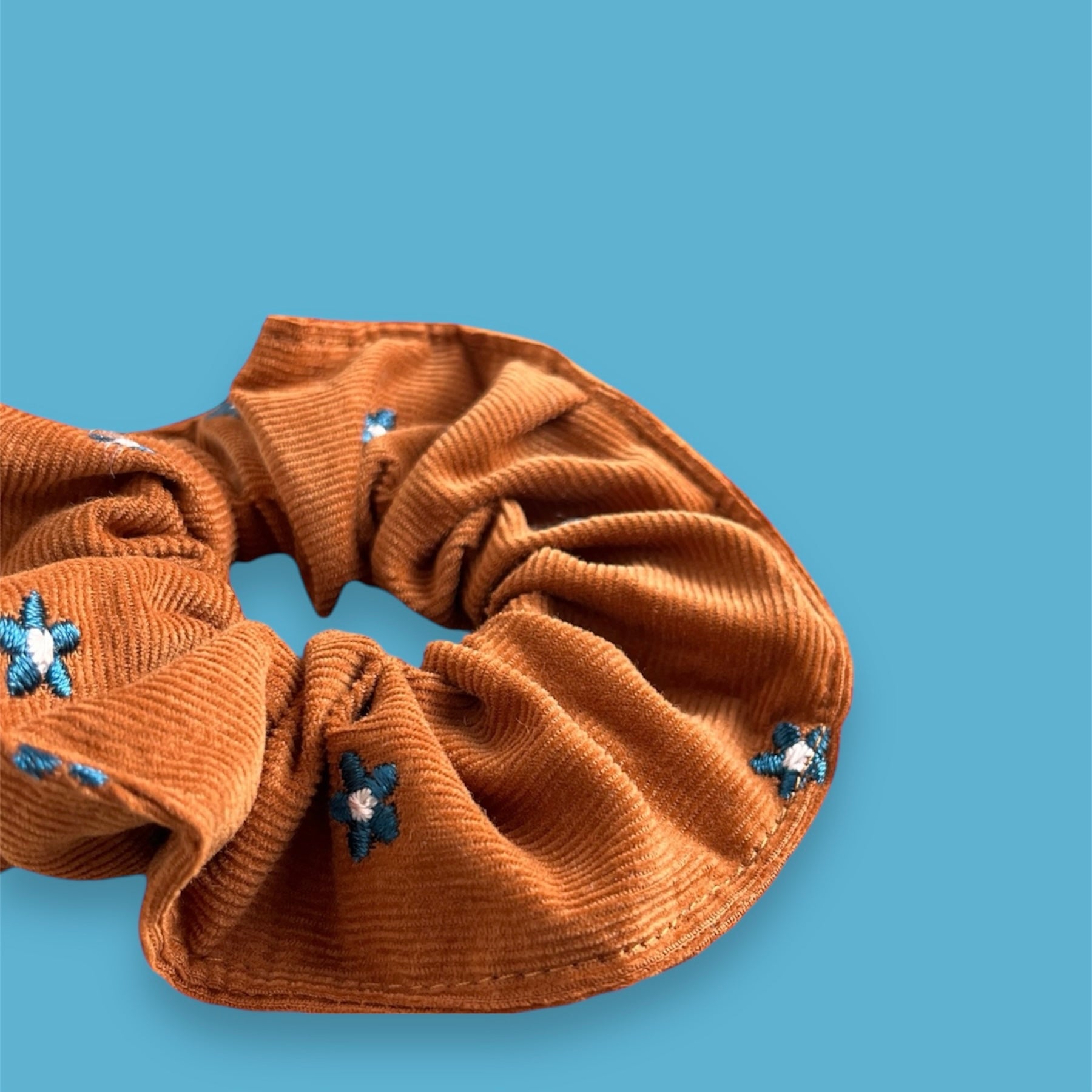 Chouchou Fleurs Bleues