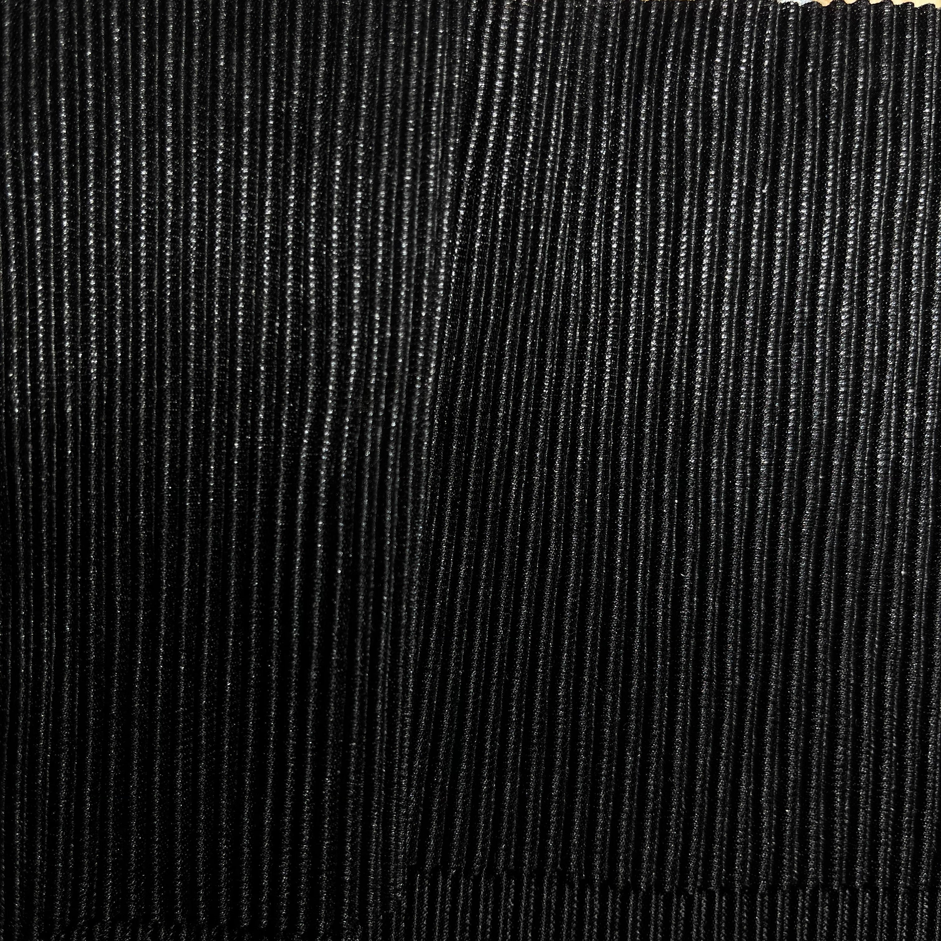 Chouchou Noir Plissé