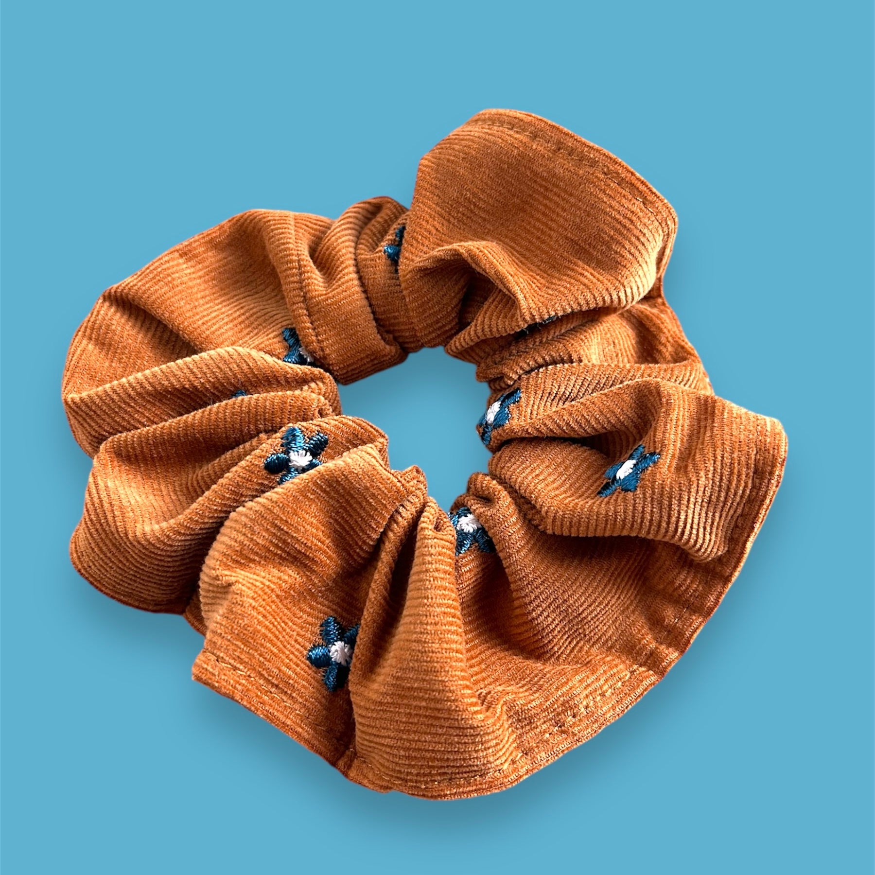 Chouchou Fleurs Bleues